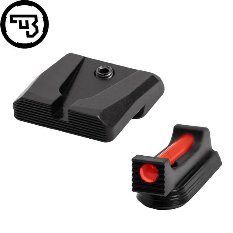 CZ P-07, CZ P-09 ensemble d'organes de visée fixes avec fibres optiques | type A