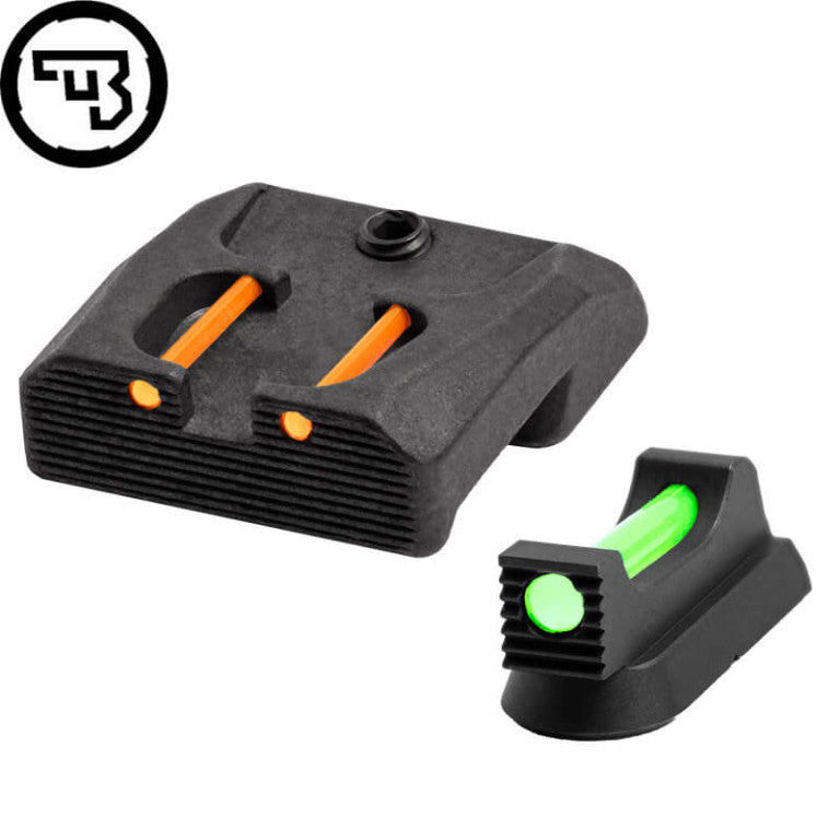 CZ 75B, CZ P-01, CZ 75 SP-01 feste Visierung mit Fiberoptik | Typ B