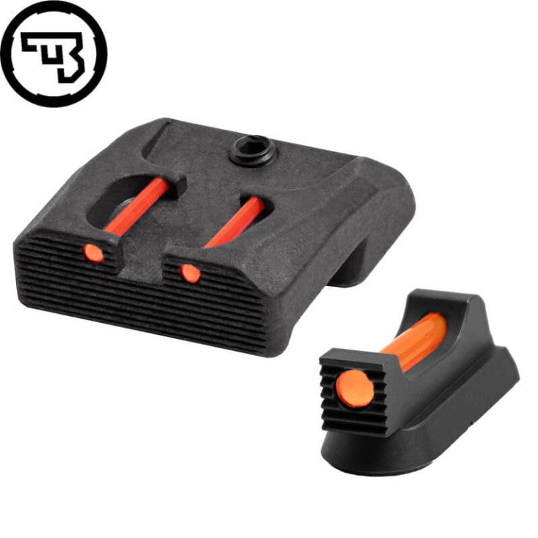 CZ 75B, CZ P-01, CZ 75 SP-01 feste Visierung mit Fiberoptik | Typ B