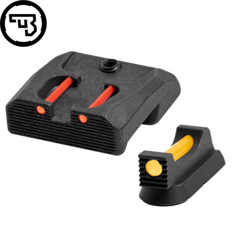 CZ 75B, CZ P-01, CZ 75 SP-01 feste Visierung mit Fiberoptik | Typ B