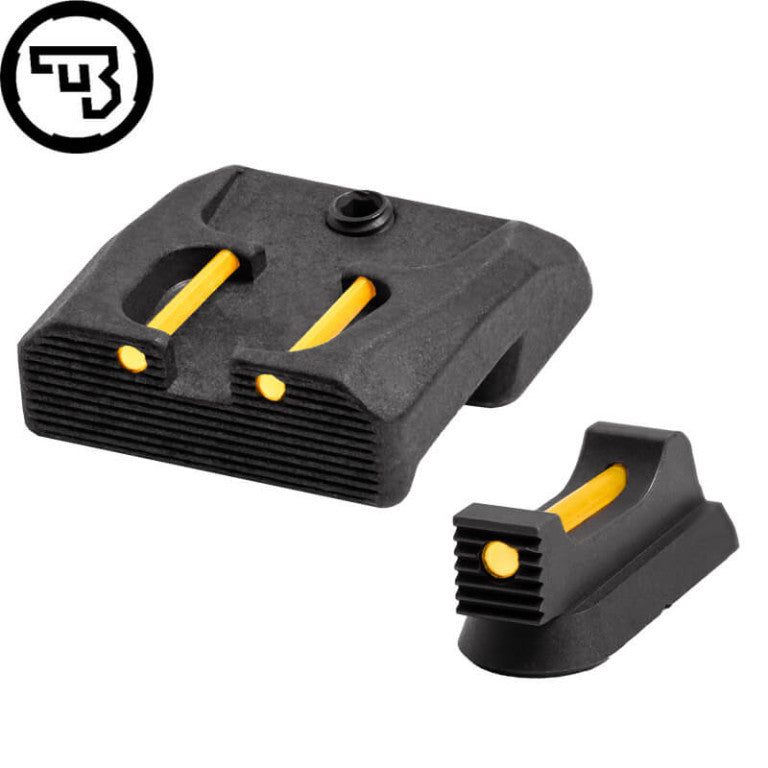 CZ 75B, CZ P-01, CZ 75 SP-01 feste Visierung mit Fiberoptik | Typ B