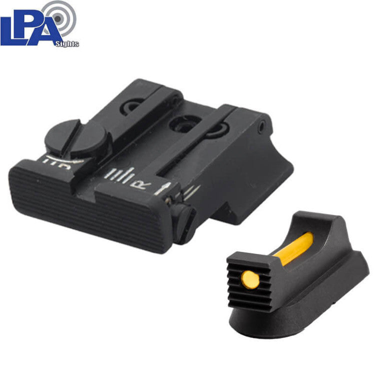 CZ 75B, CZ P-01, CZ 75 SP-01 verstellbares Visierungsset mit Fiberoptik | LPA