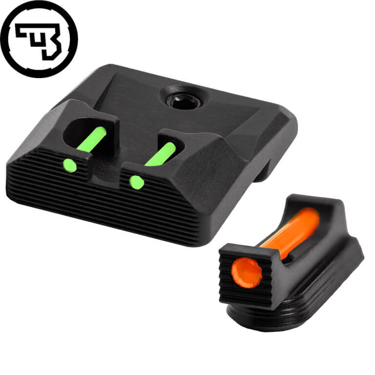 CZ P-10 feste Visierung mit Fiberoptik | Typ B