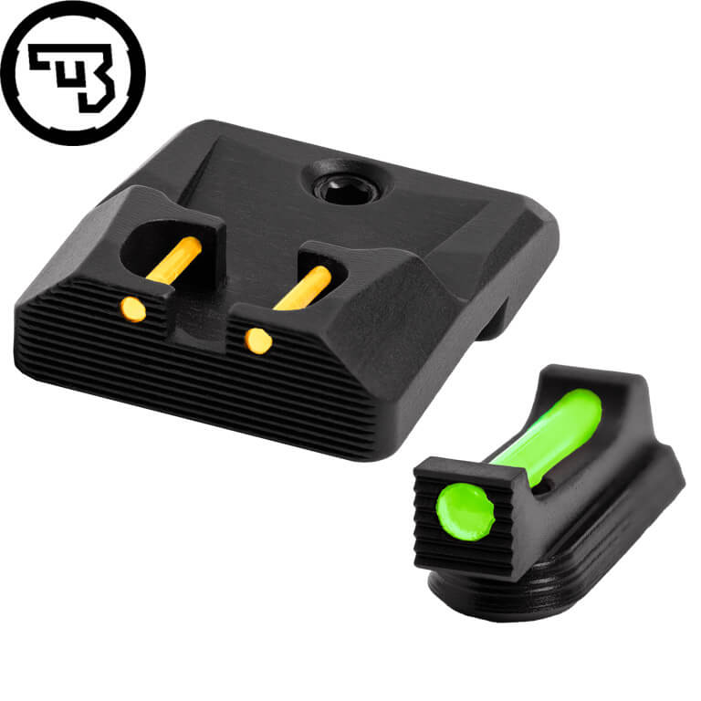 CZ P-10 feste Visierung mit Fiberoptik | Typ B