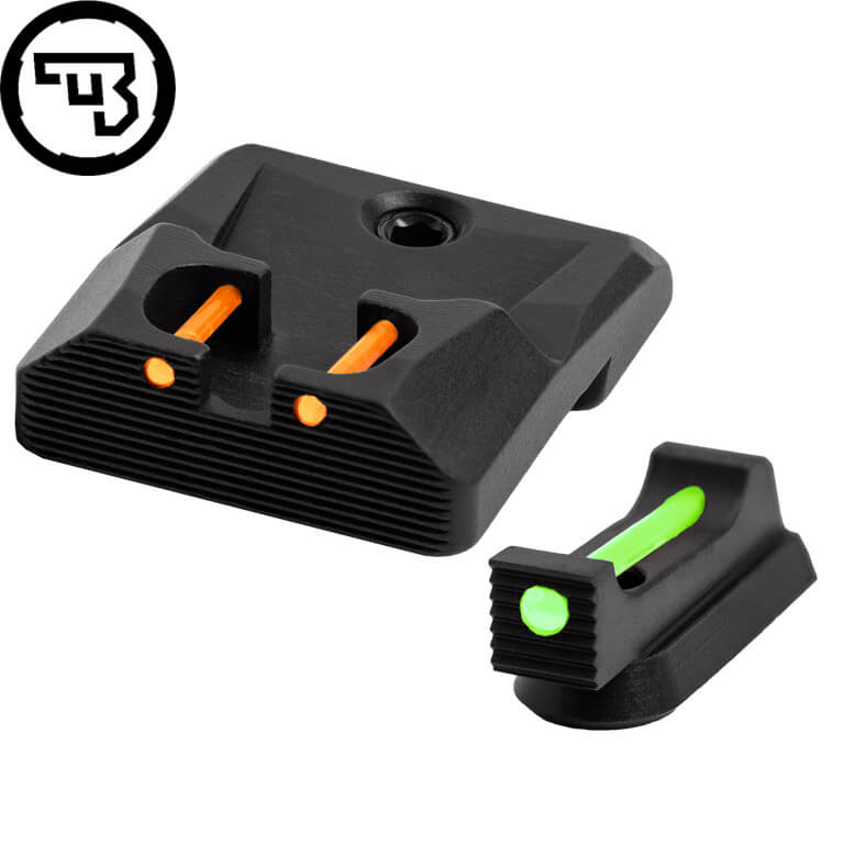 CZ P-10 feste Visierung mit Fiberoptik | Typ B