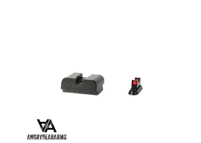 CZ P-10 Optics Ready Visierung mit Fiberoptik | Niedrig