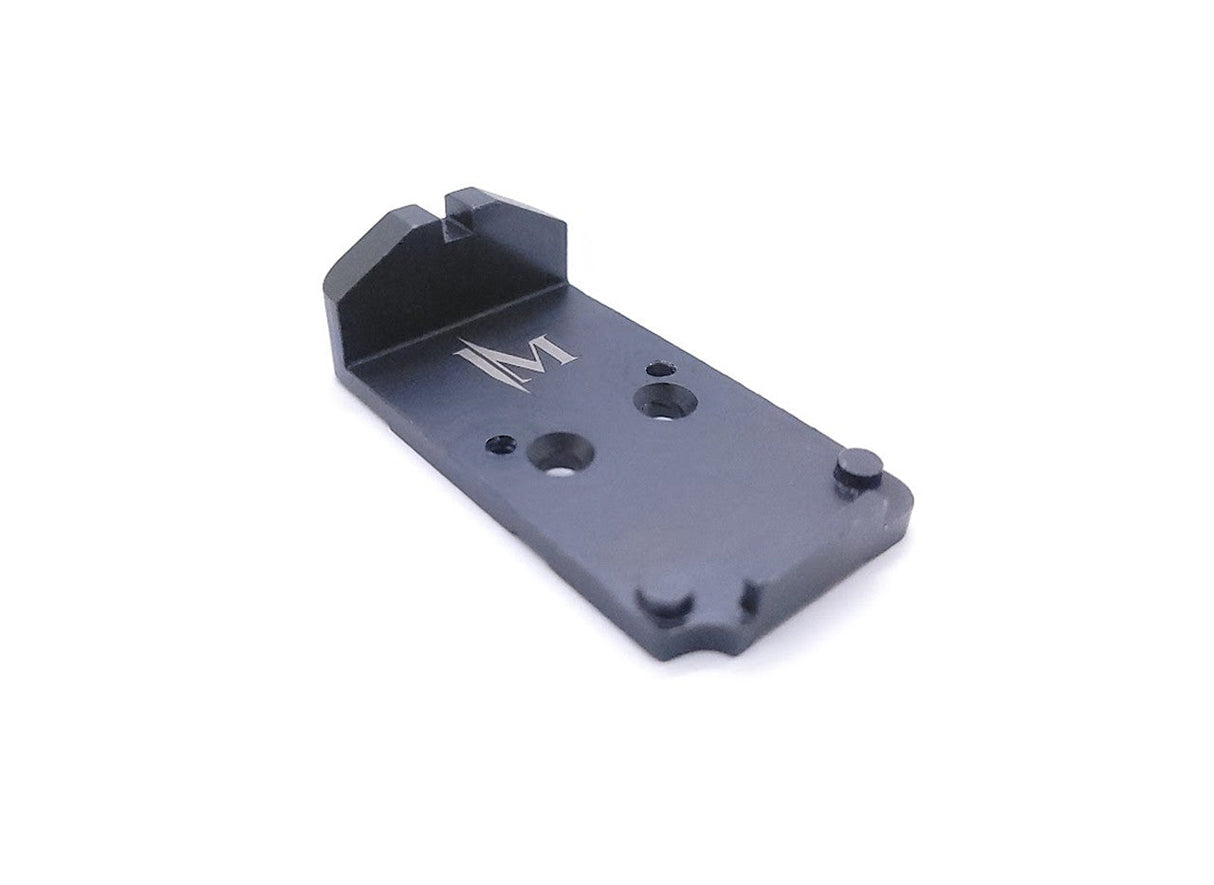 CZ Shadow 2 Optics Ready Adapterplatte mit Visierung | Trijicon RMR Footprint Impact Machine