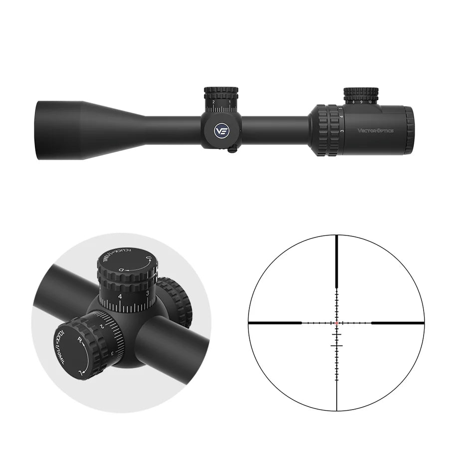 Vector Optics Hugo 3-12x40i Réticule fibre lunette de visée