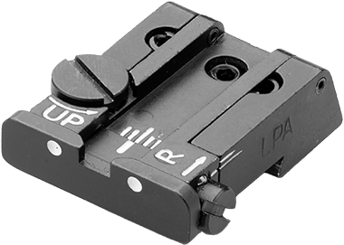 CZ P-10 verstellbare Kimme | weiße Punkte