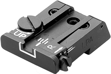 CZ P-10 verstellbare Kimme | weiße Linien