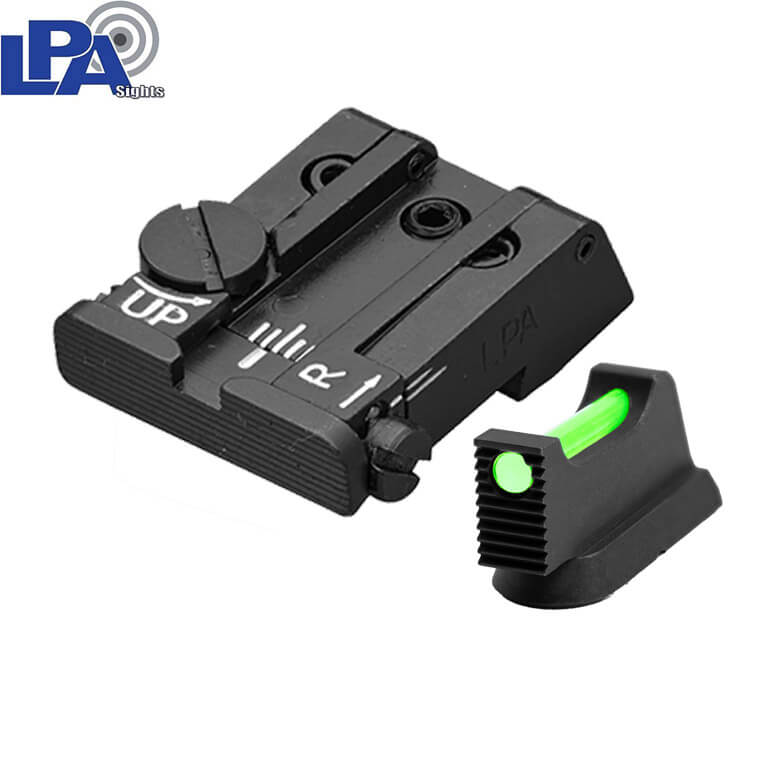 CZ Kadet ensemble de visée LPA réglable avec fibres optiques