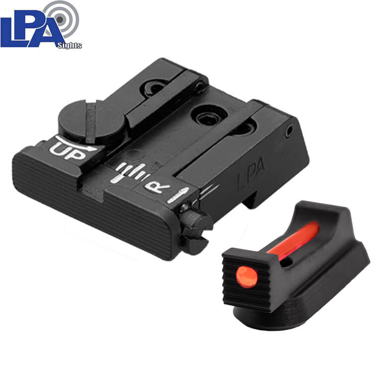 CZ P-10 verstellbares Visierungsset mit Fiberoptik | LPA