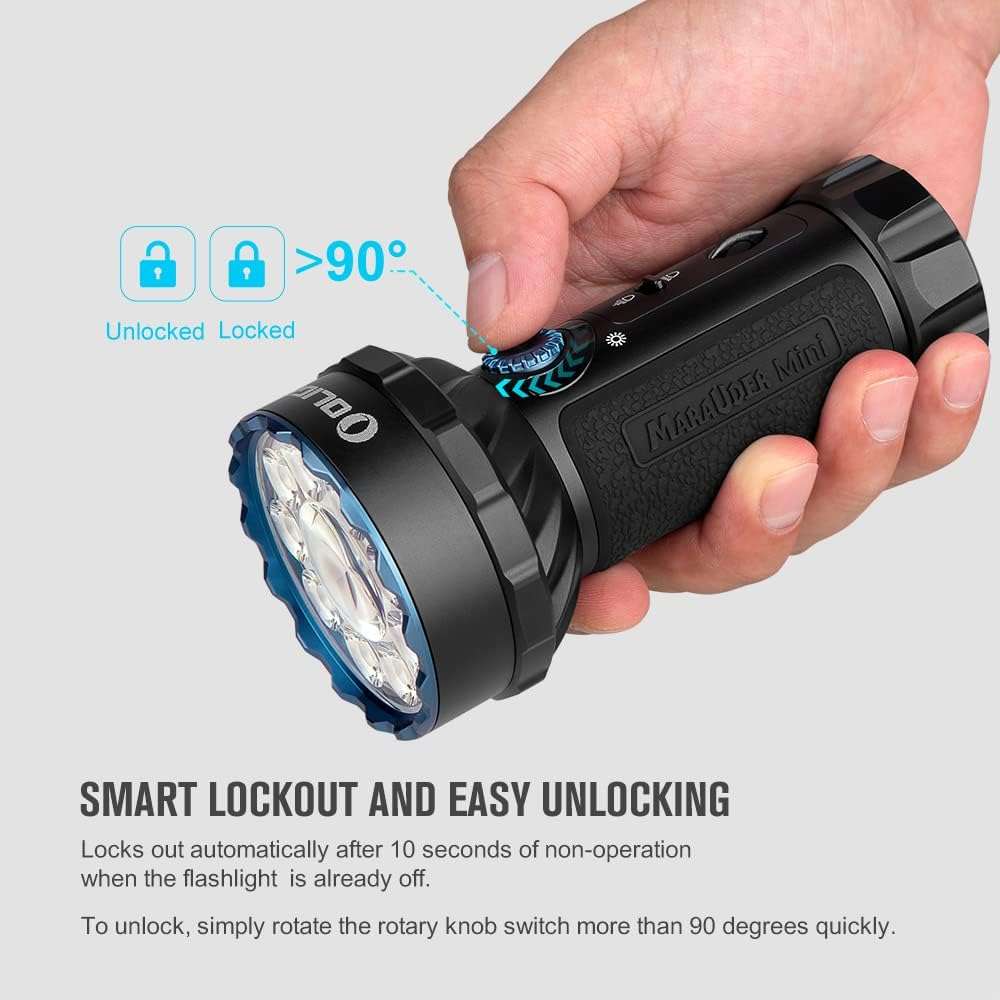 Olight Marauder Mini | mehrfarbige wiederaufladbare Taschenlampe | 7.000 lm