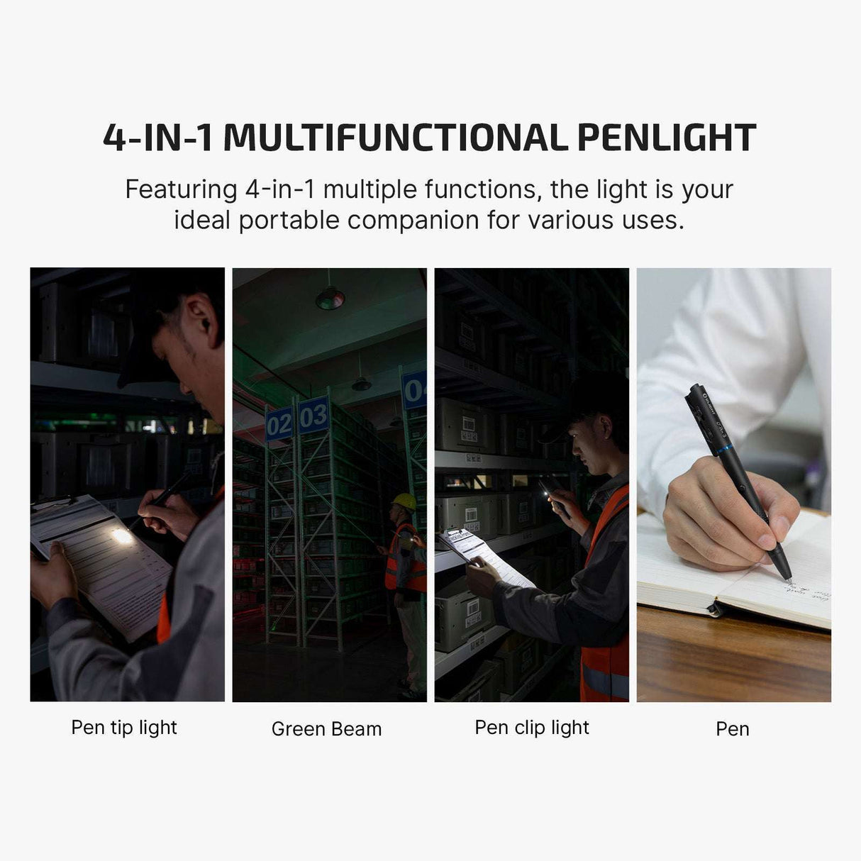 Olight O'Pen 3 | multifunktionale Stiftlampe | 120 lm + grüner Laser