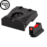 CZ Shadow 2, CZ 75 SP-01 Shadow verstellbares Visierungsset mit Fiberoptik | Typ C