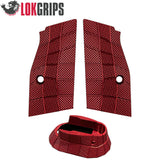 CZ TS 2, CZ 75 Tactical Sports alu Gridlok Set - Magwell & Griffschalen