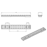 CZ 600 Picatinny-Schiene | Medium JK-N