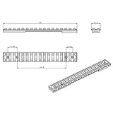 CZ 600 Picatinny-Schiene | Long JK-N