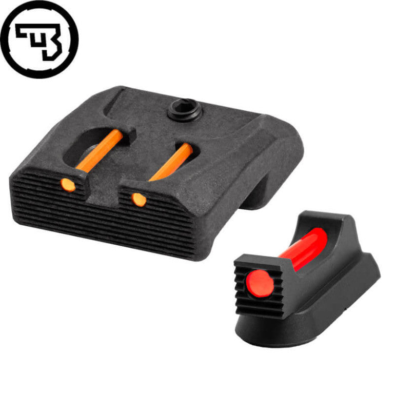 CZ 75B, CZ P-01, CZ 75 SP-01 feste Visierung mit Fiberoptik | Typ B