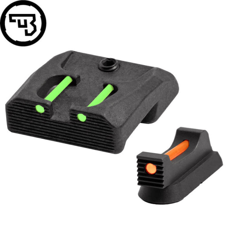 CZ 75B, CZ P-01, CZ 75 SP-01 feste Visierung mit Fiberoptik | Typ B