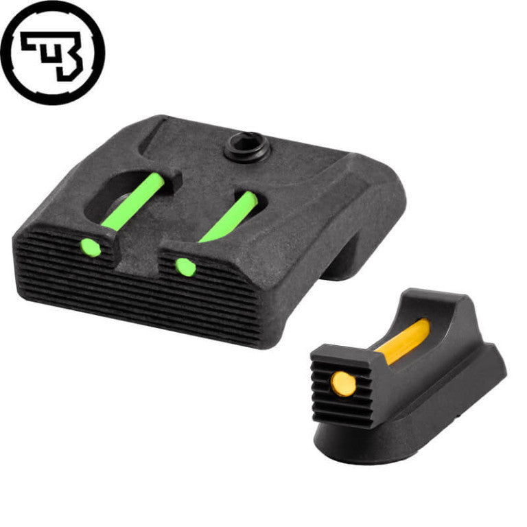 CZ 75B, CZ P-01, CZ 75 SP-01 feste Visierung mit Fiberoptik | Typ B