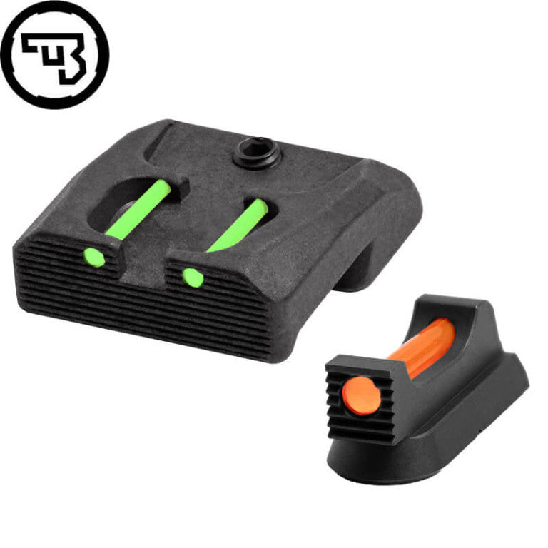 CZ 75B, CZ P-01, CZ 75 SP-01 feste Visierung mit Fiberoptik | Typ B
