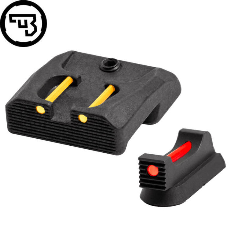 CZ 75B, CZ P-01, CZ 75 SP-01 feste Visierung mit Fiberoptik | Typ B