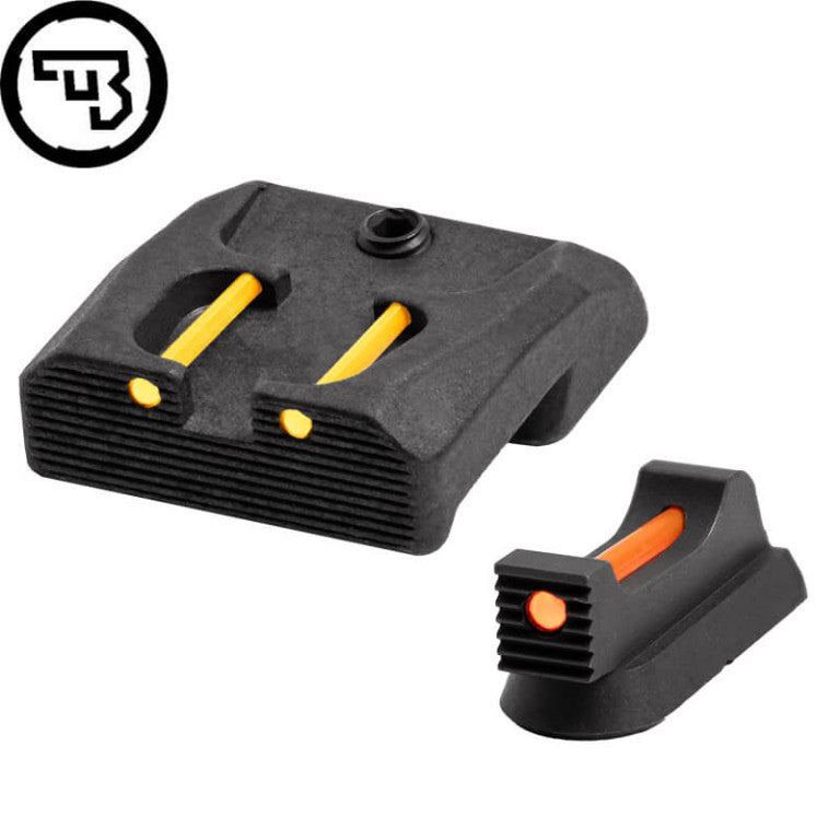 CZ 75B, CZ P-01, CZ 75 SP-01 feste Visierung mit Fiberoptik | Typ B