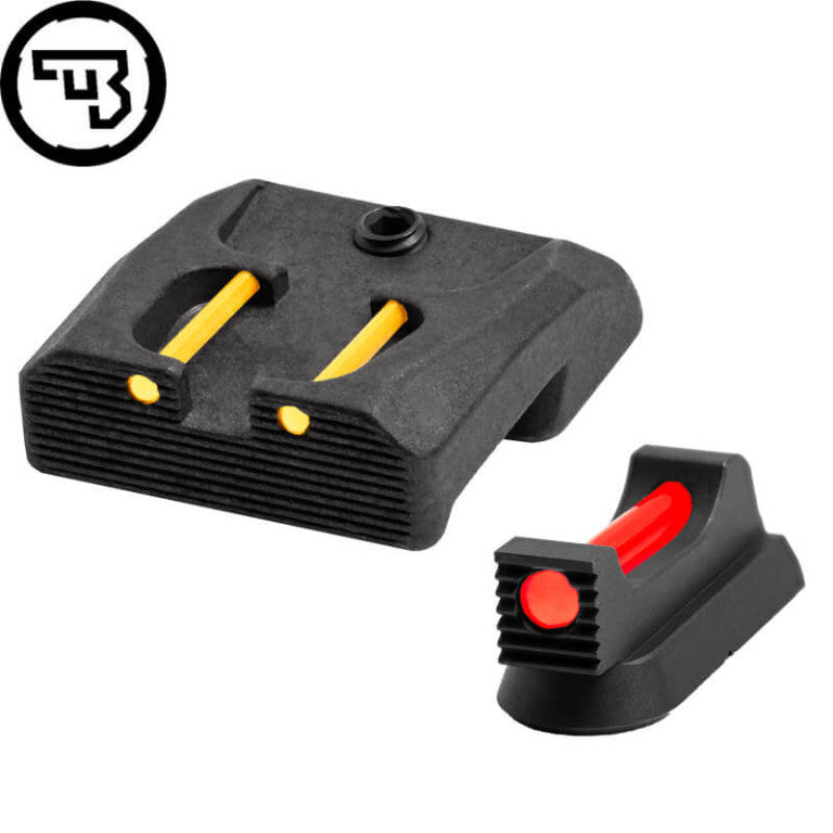CZ 75B, CZ P-01, CZ 75 SP-01 feste Visierung mit Fiberoptik | Typ B