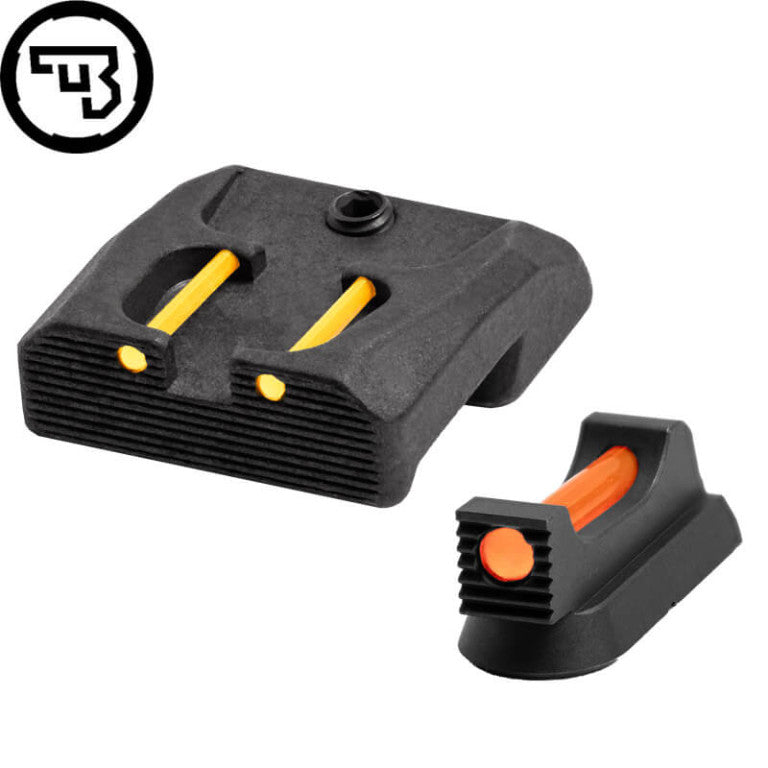 CZ 75B, CZ P-01, CZ 75 SP-01 feste Visierung mit Fiberoptik | Typ B