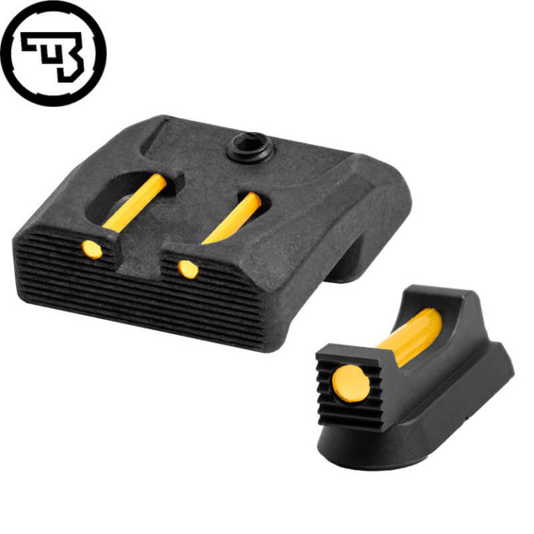 CZ 75B, CZ P-01, CZ 75 SP-01 feste Visierung mit Fiberoptik | Typ B