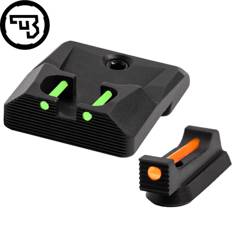 CZ P-10 feste Visierung mit Fiberoptik | Typ B