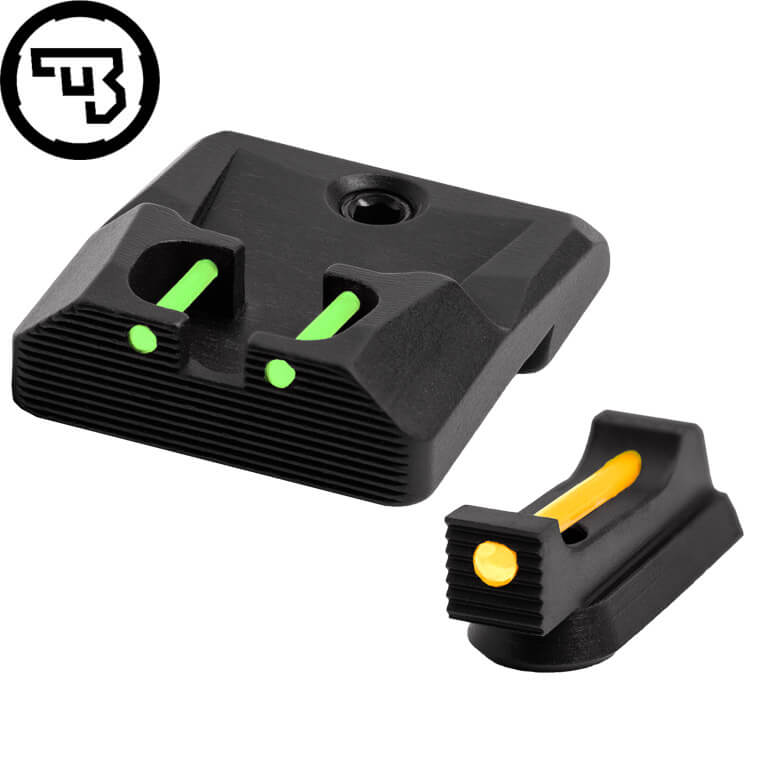 CZ P-10 feste Visierung mit Fiberoptik | Typ B