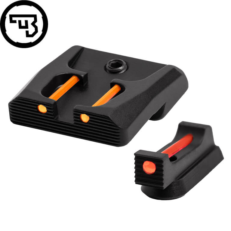 CZ P-07, CZ P-09 jeu d'organes de visée fixes avec fibres optiques | type B
