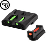CZ P-07, CZ P-09 jeu d'organes de visée fixes avec fibres optiques | type B