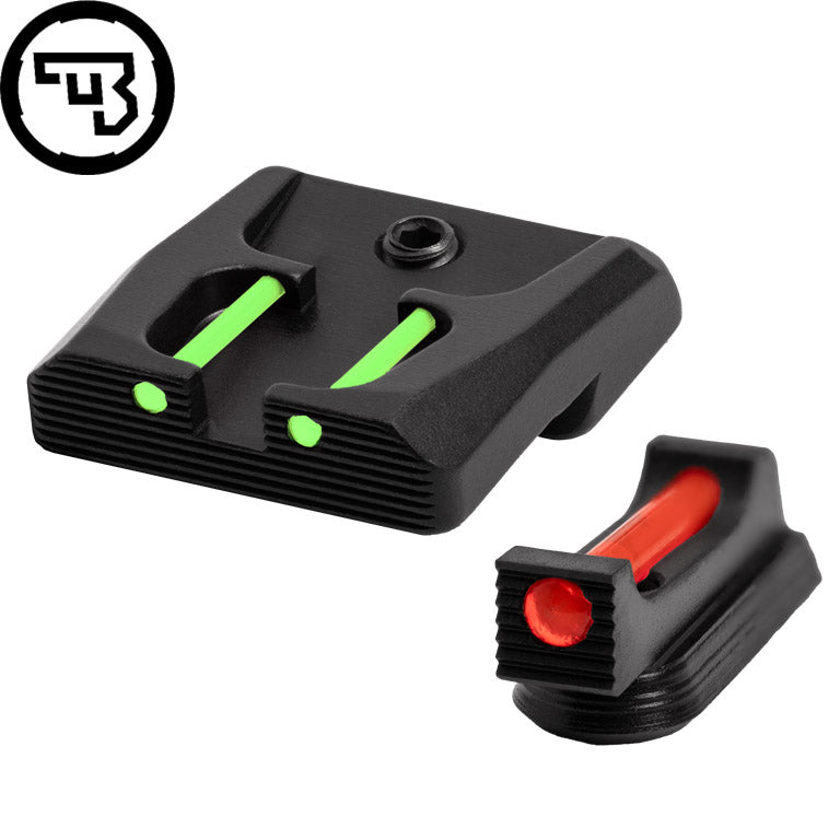 CZ P-07, CZ P-09 jeu d'organes de visée fixes avec fibres optiques | type B