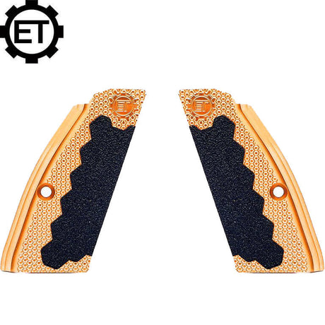 CZ 75B & SP-01, CZ TS 2, CZ Shadow 2 plaquettes de poignée laiton ET courtes