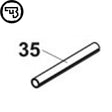 CZ P-07, CZ P-09 insert axe de guidon | pièce n°35