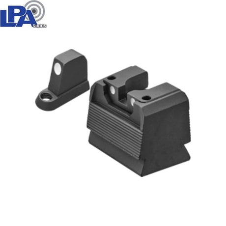 CZ P-10 Optics Ready halbverstellbares Visierungsset | mit weißen Punkten