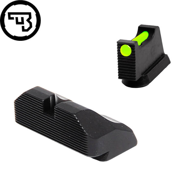 CZ P-10 Optics Ready ensemble d'organes de visée avec fibres optiques | CZ
