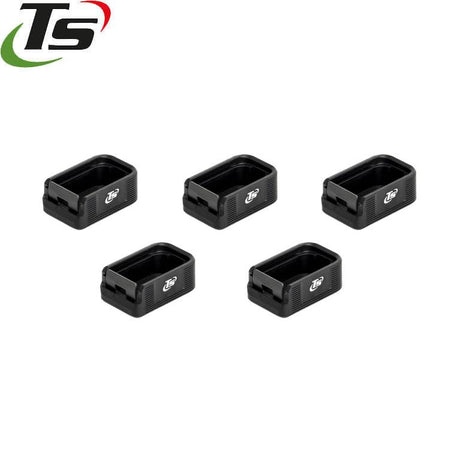 CZ Shadow 2, CZ 75 & SP-01 talons de chargeur alu TS - lot de 5 pcs | +2 cartouches