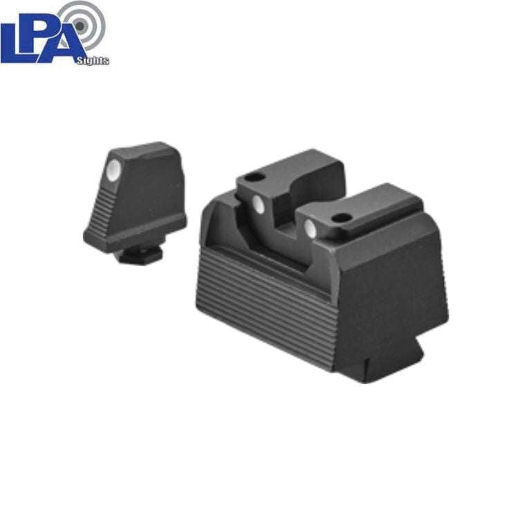 CZ Shadow 2 Carry ensemble d'organes de visée hauts semi-réglables | avec points blancs