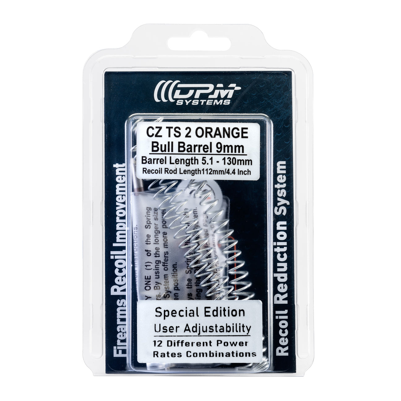 CZ TS 2 Orange [9x19] système de réduction du recul réglable DPM