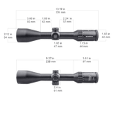 Vector Optics Continental 2-12x50 SFP lunette de tir 