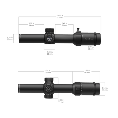 Vector Optics Forester 1-8x24 SFP lunette de visée Vector Optics