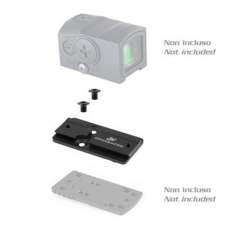 Adaptateur d'empreinte | de montages Toni System "type A" vers Aimpoint Acro