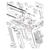 CZ Shadow 2, CZ TS 2, CZ 75B & SP-01 Shadow Stiftesatz