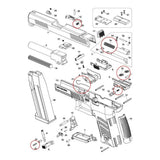 CZ P-10 jeu de ressorts