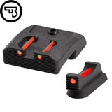 CZ 75B, CZ P-01, CZ 75 SP-01 feste Visierung mit Fiberoptik | Typ B