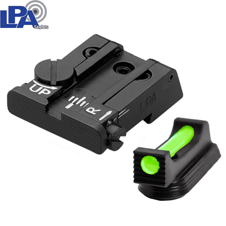 CZ P-10 verstellbares Visierungsset mit Fiberoptik | LPA